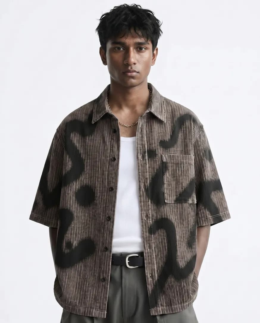 Inkblot Overshirt image 1